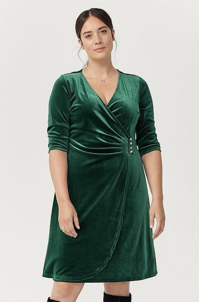 plus-size klänning