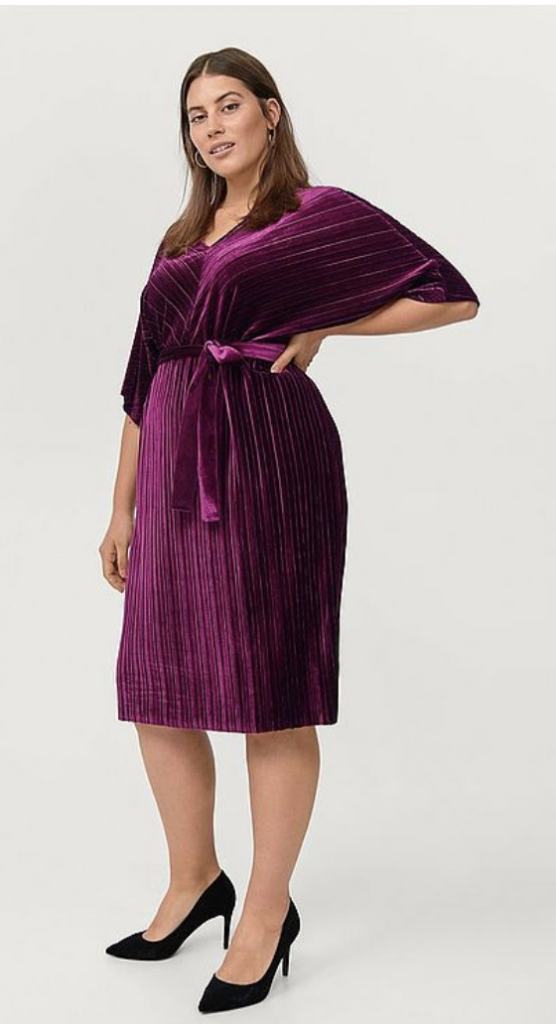 plus-size klänning