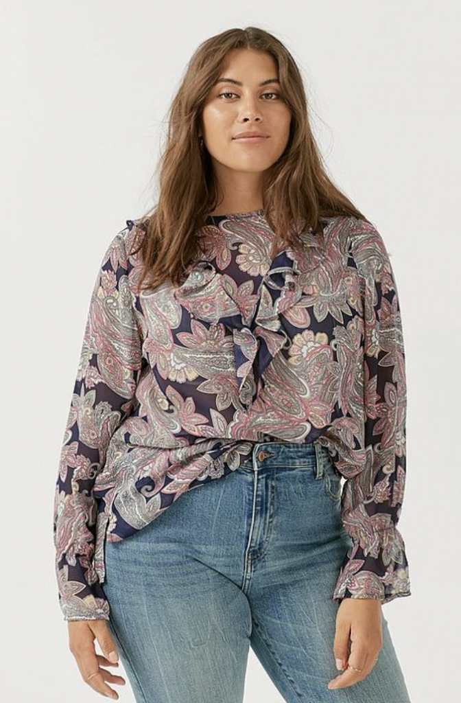 plus-size blus