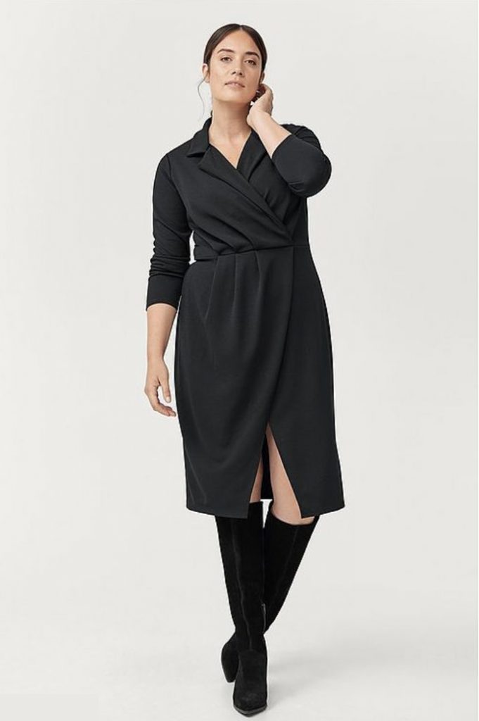 plus-size klänning