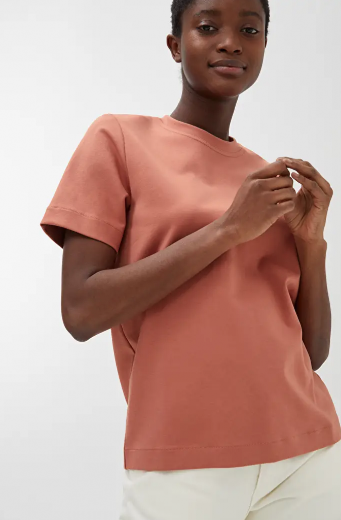 T-shirt tjock bomull kapselgarderob