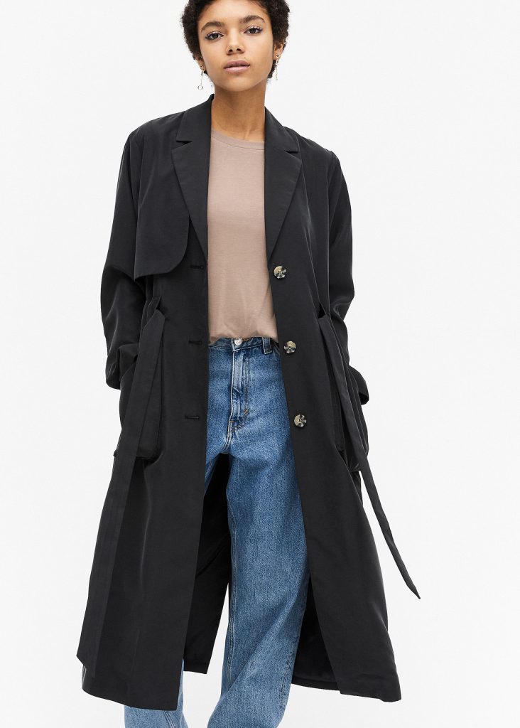 vårjacka trendig trench coat för dam 4