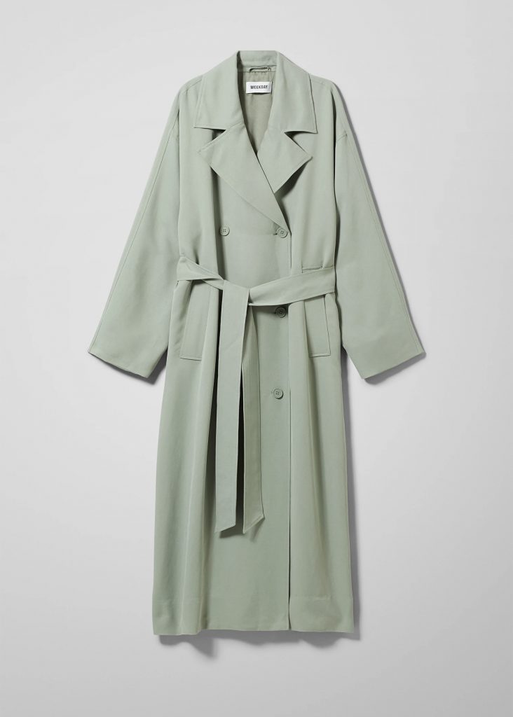 vårjacka trendig trench coat för dam 7