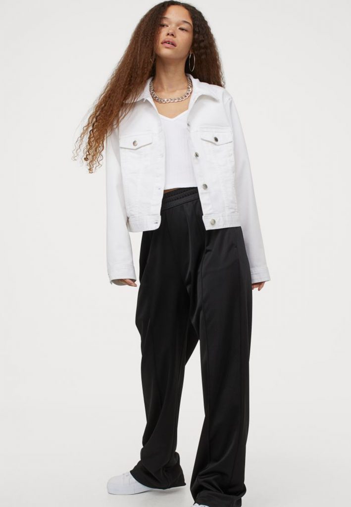 vit jeans jacka