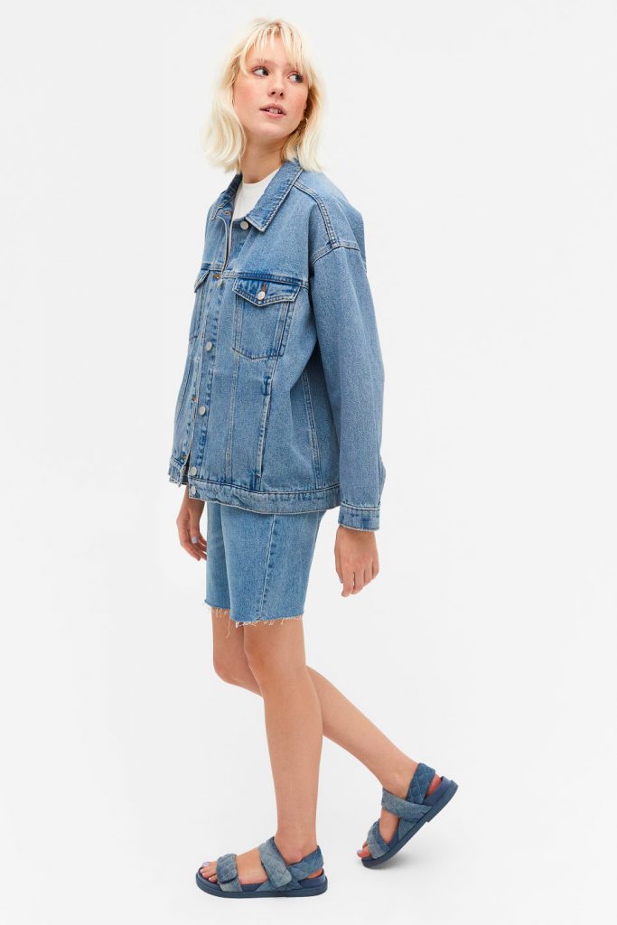 Jeansjacka dam vår blå