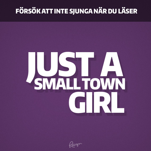 small town girl