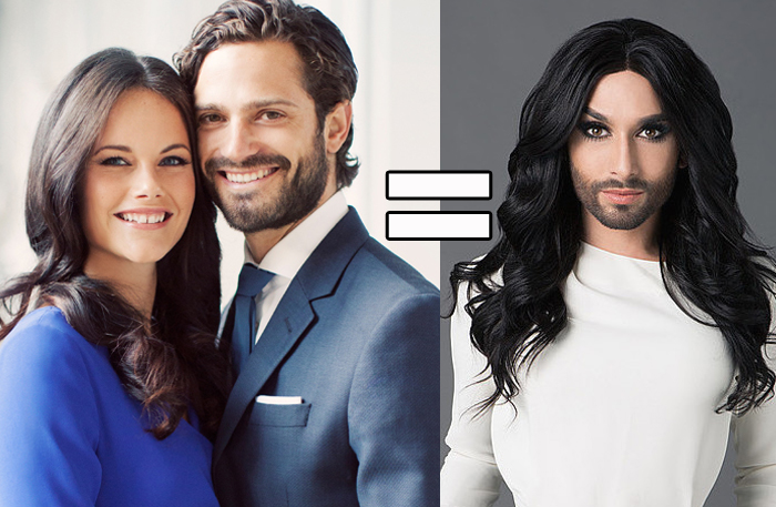 Sofia Carl Philip Conchita Wurst