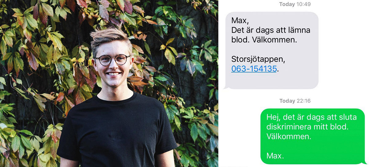får inte ge blod max