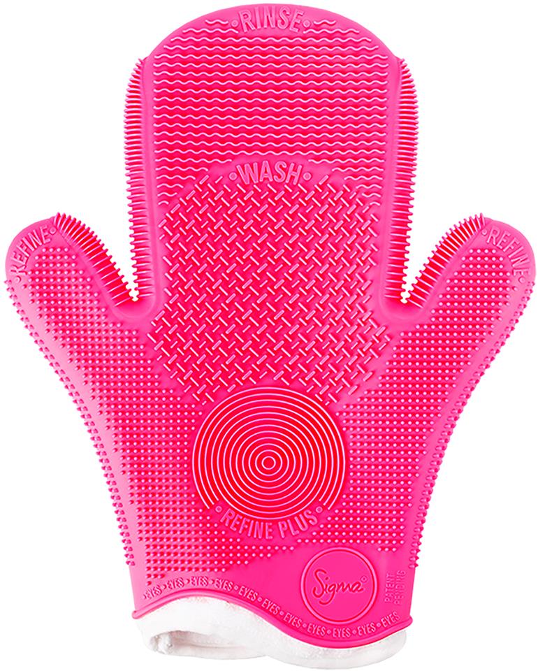 sigma beauty brush 2x sigma spa brush cleaning glove pink 1905 144 0000 1