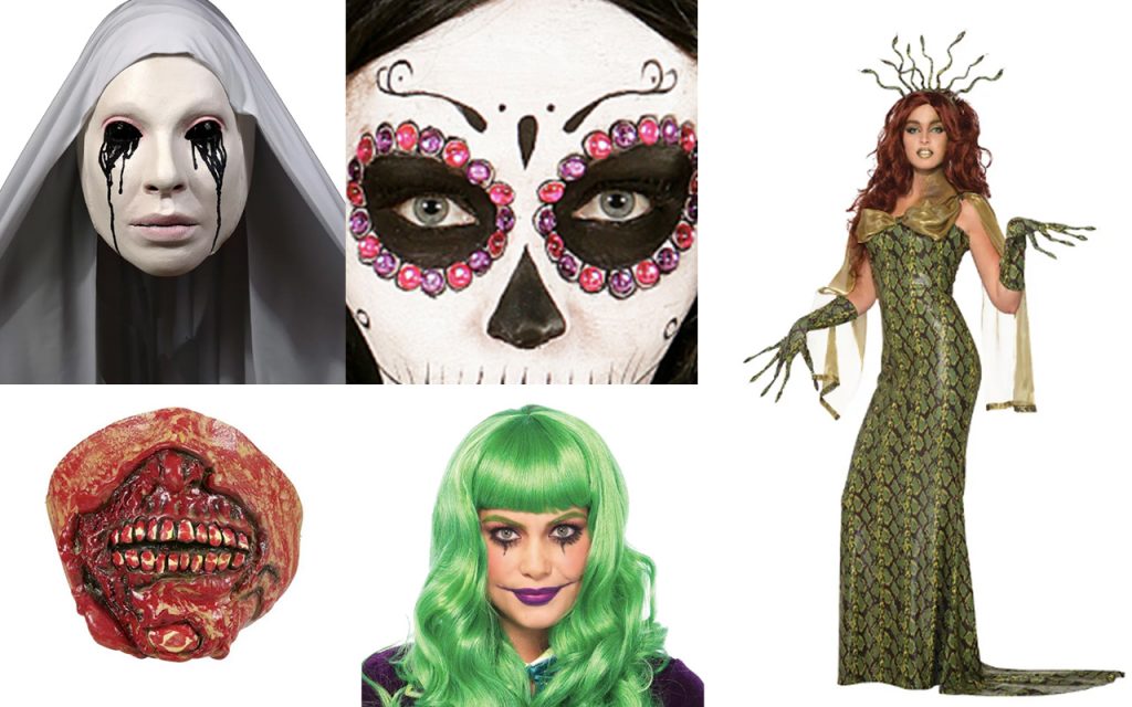 kläder och smink för halloween