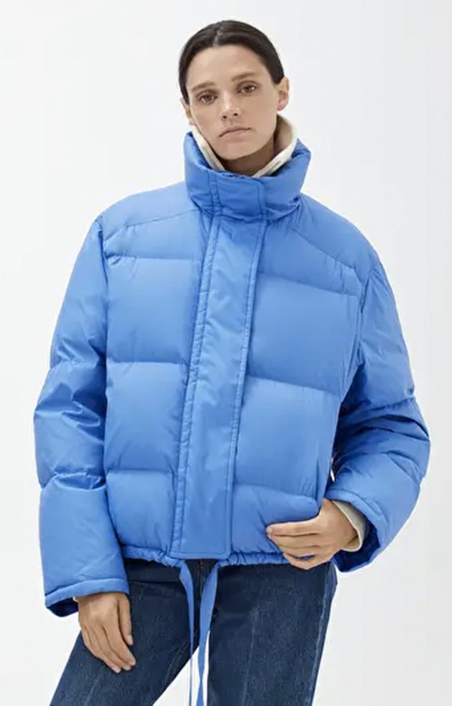 Vinterjacka i puffmodell för dam.
