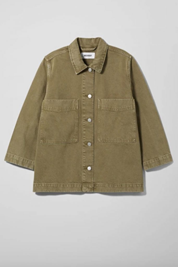 khaki jeansjacka