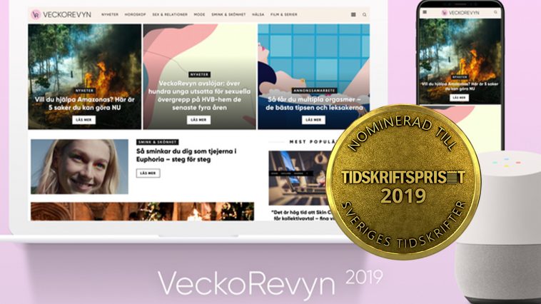 veckorevyn nominerade till tidskriftspriset 2019