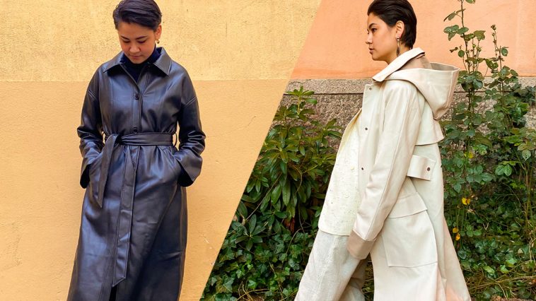 vårmode: trenchcoat och kappa för dam