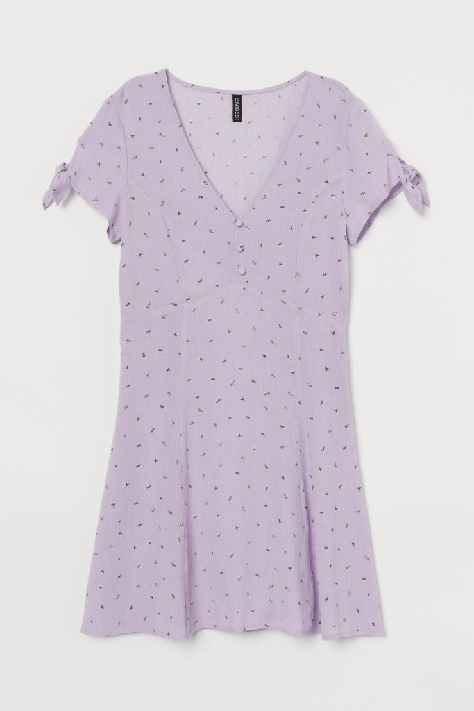 Studentklänning i lila från H&M