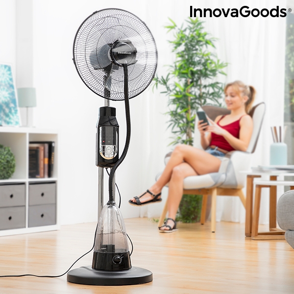 nebuliser pedestal fan with remote control innovagoods o 40 cm 70w 121669 8