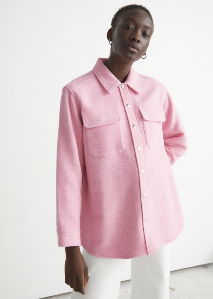 skjortjacka rosa