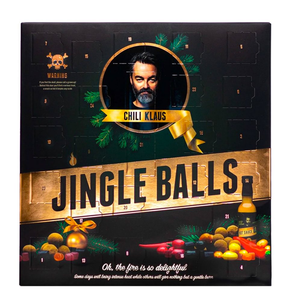 atbar julkalender med hot chili