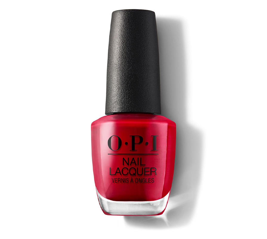 opi rött nagellack