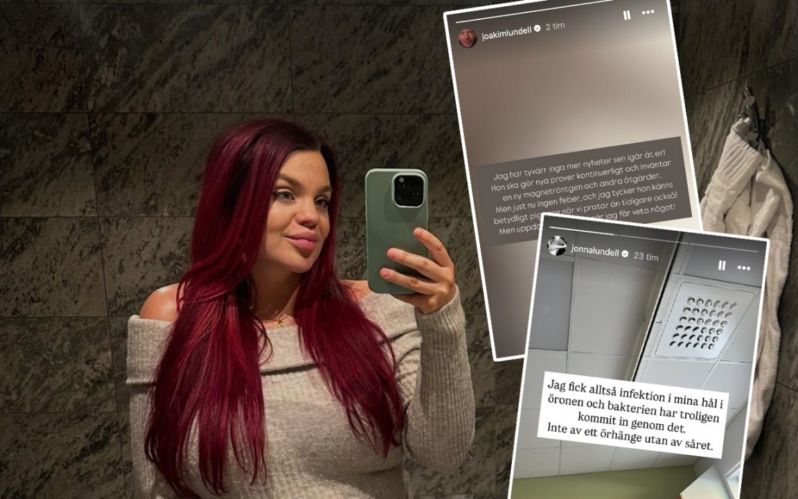 Jonna Lundell har fått sepsis