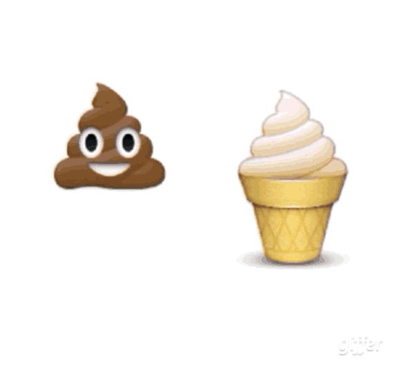 poop emoji ice cream gif elite daily