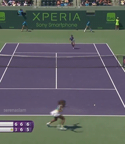 WTA tennis med Serena Williams.