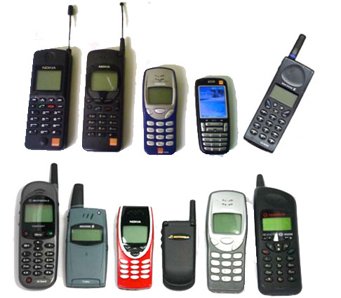 mobiltelefoner 90-tal